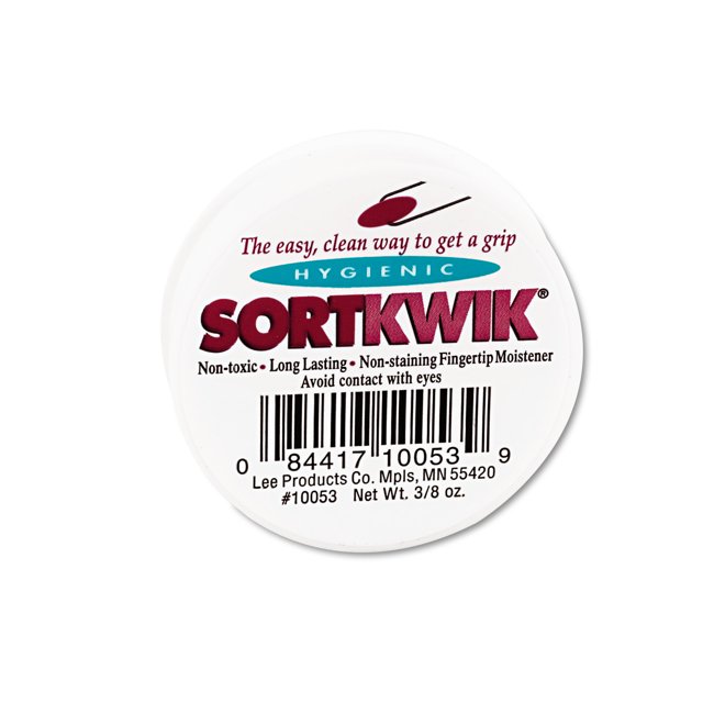 LEE, LEE10053, SortKwik Multipack Fingertip Moistener, 3 / Pack, White