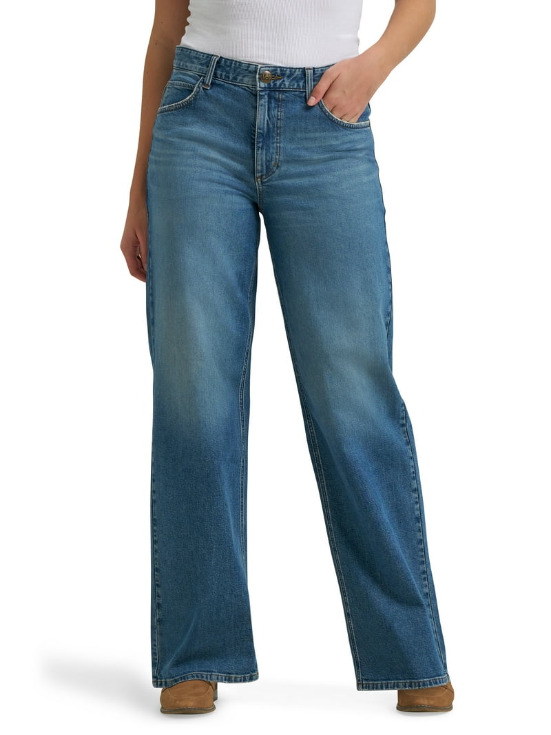 Lee® Women's Heritage High-Rise Straight Leg Denim Jeans, Sizes 2