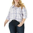 thumbnail image 1 of LEE RIDERS WOMEN'S PLUS LONG SLEEVE BUTTON UP FLEECE SHIRT, 1 of 4