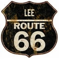 thumbnail image 1 of LEE Route 66 Sign Shield Metal Gift Man Cave Gift 211110004021, 1 of 1