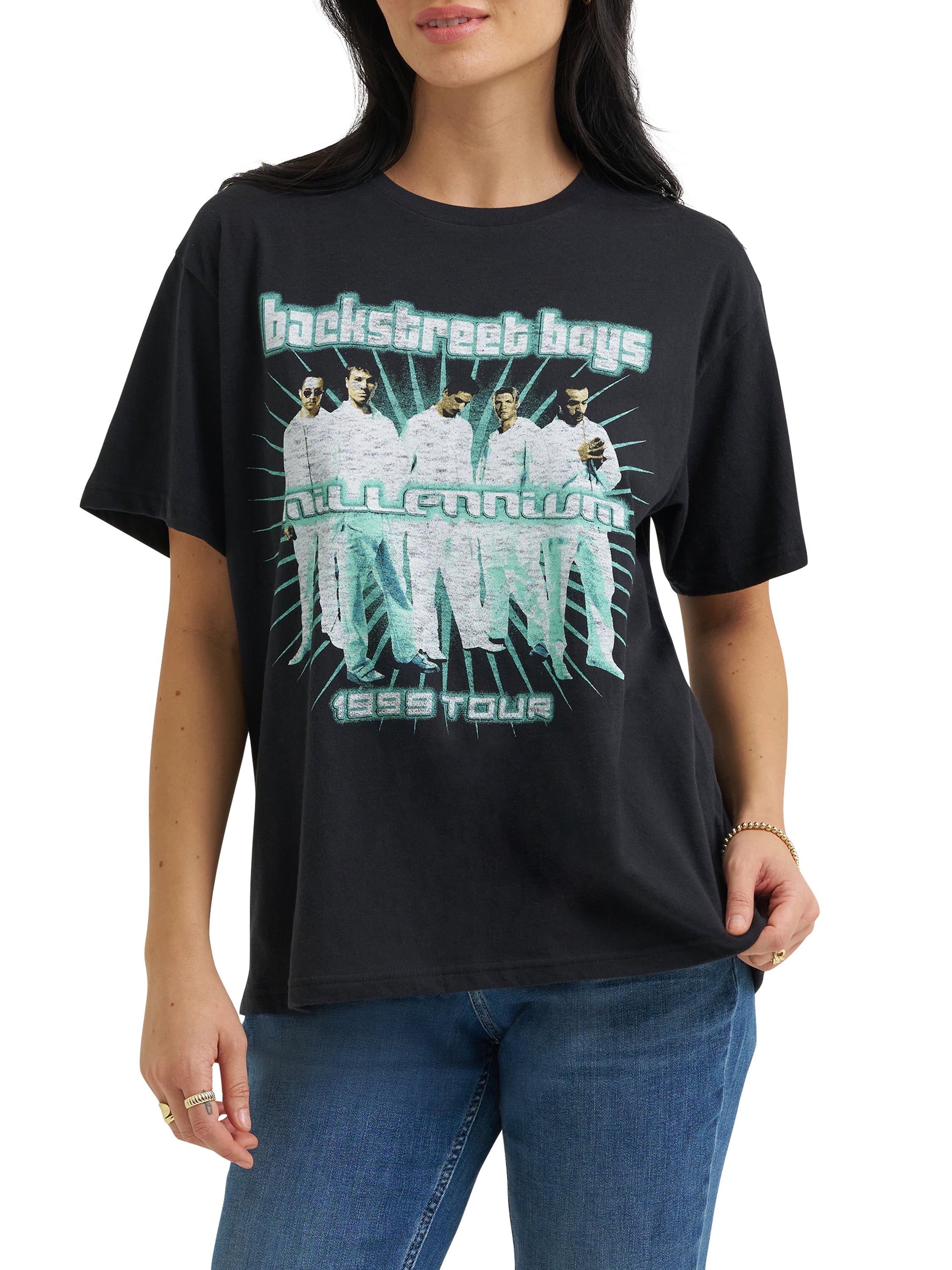 Lee® Women's Short Sleeve Backstreet Boys Graphic Band Tee