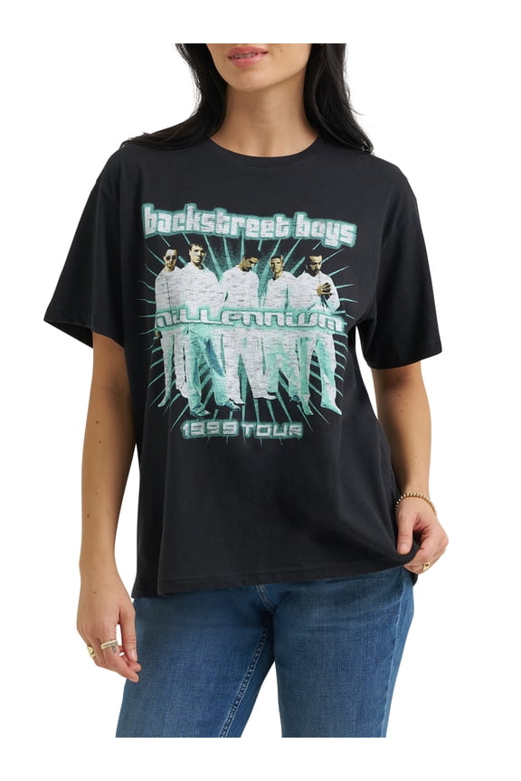 ® Women's Short Sleeve Backstreet Boys Graphic Band Tee