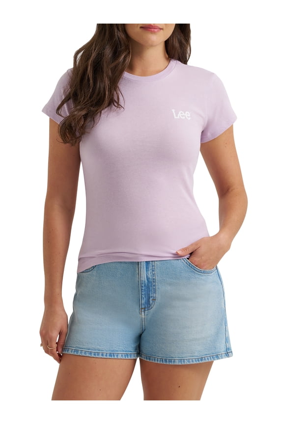 ® Women's Short Sleeve Shrunken Band Tee, Sizes XS-3XL