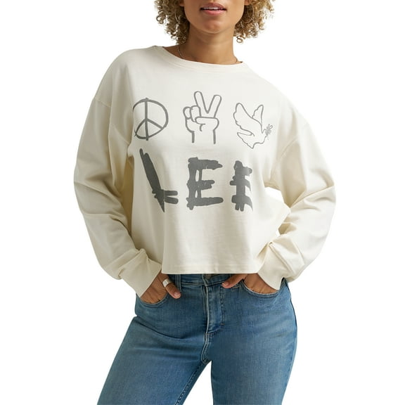 Lee® Women's Relaxed Crew Sweatshirt, Sizes XS-XXL