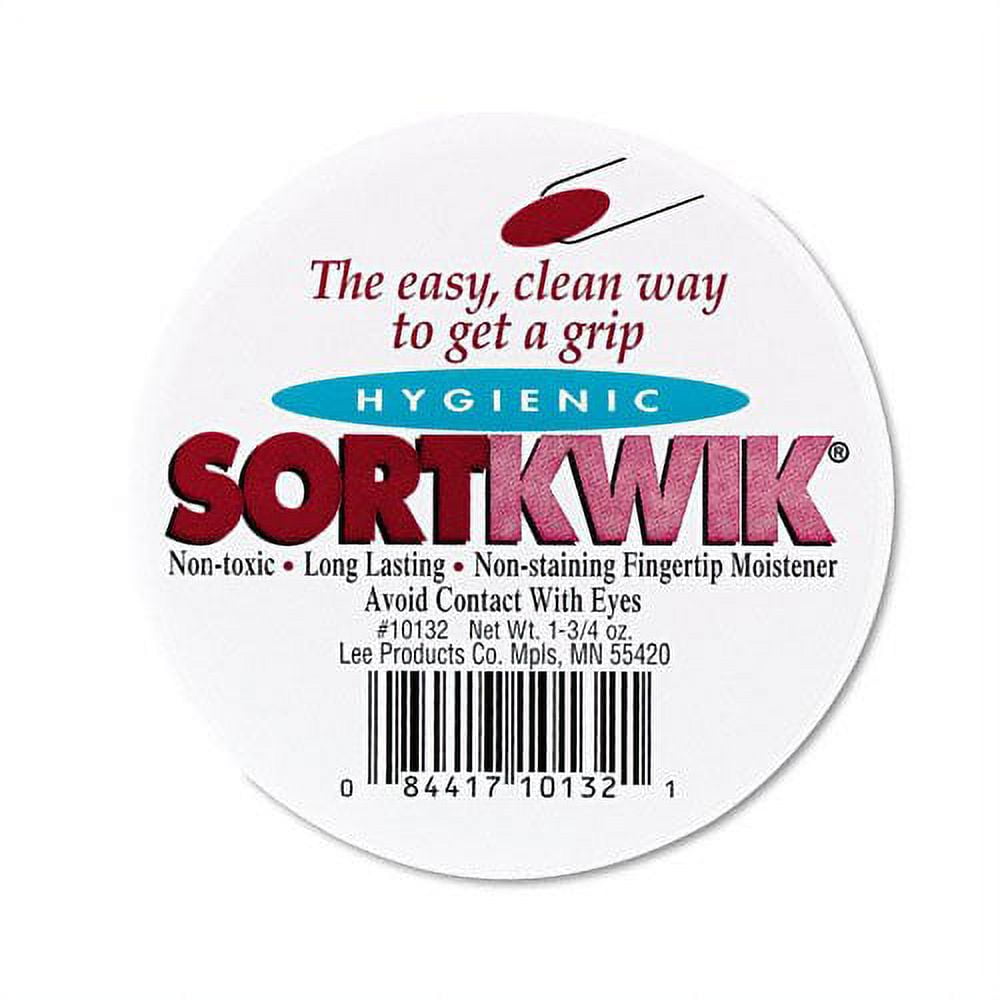 LEE: Sortkwik Fingertip Moistener, 1-3/4 oz, Pack of 4 (10132)