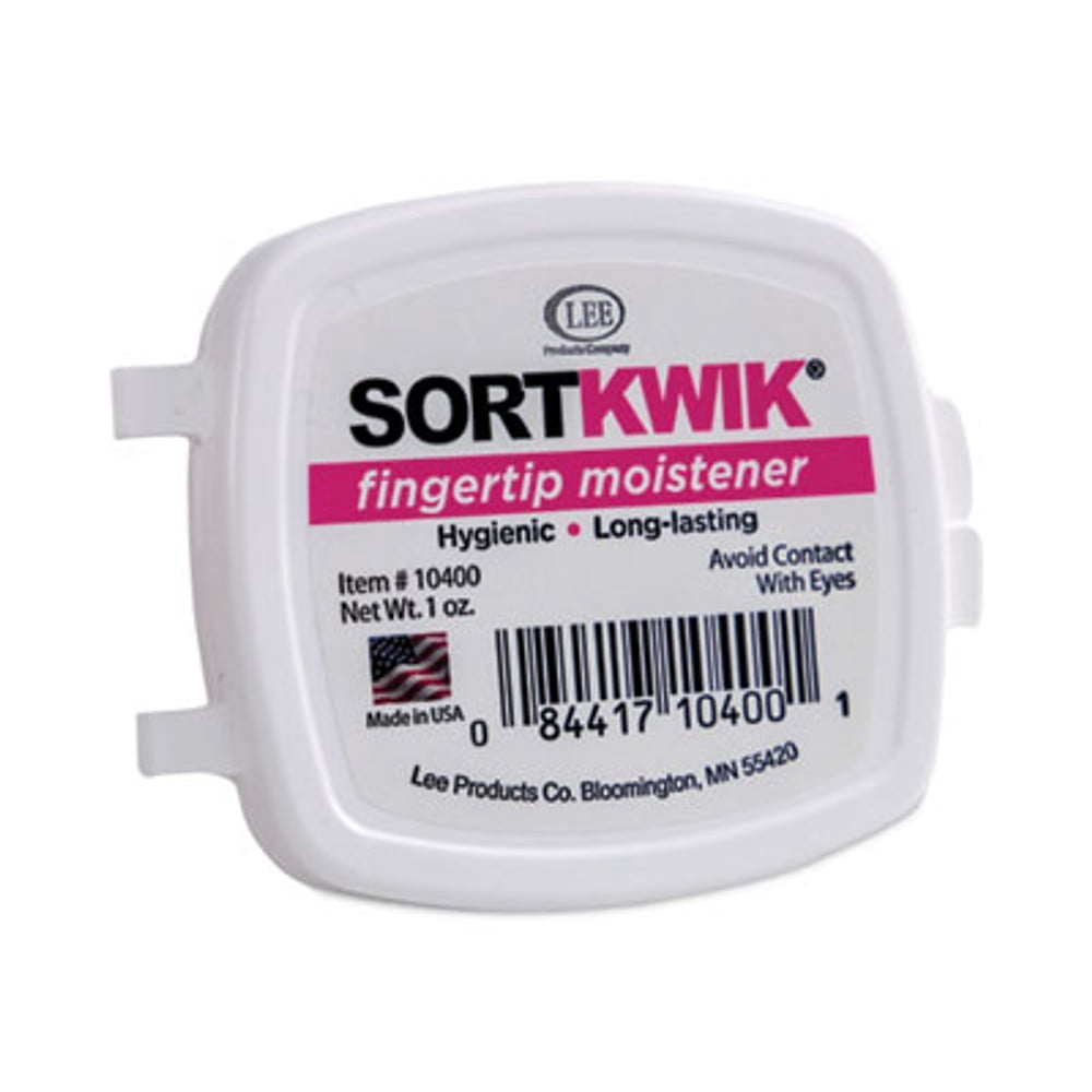 LEE Sortkwik Fingertip Moisteners, 1 Oz, Pink 10400 10400 USSLEE10400