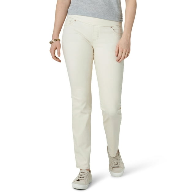 lee women's sculpting slim fit skinny leg pull on jean