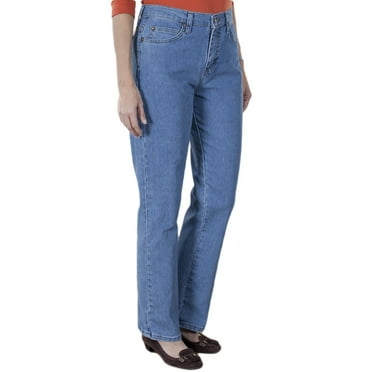 LEE Women's Relaxed Fit Straight Leg Jean, Premium Light, 12