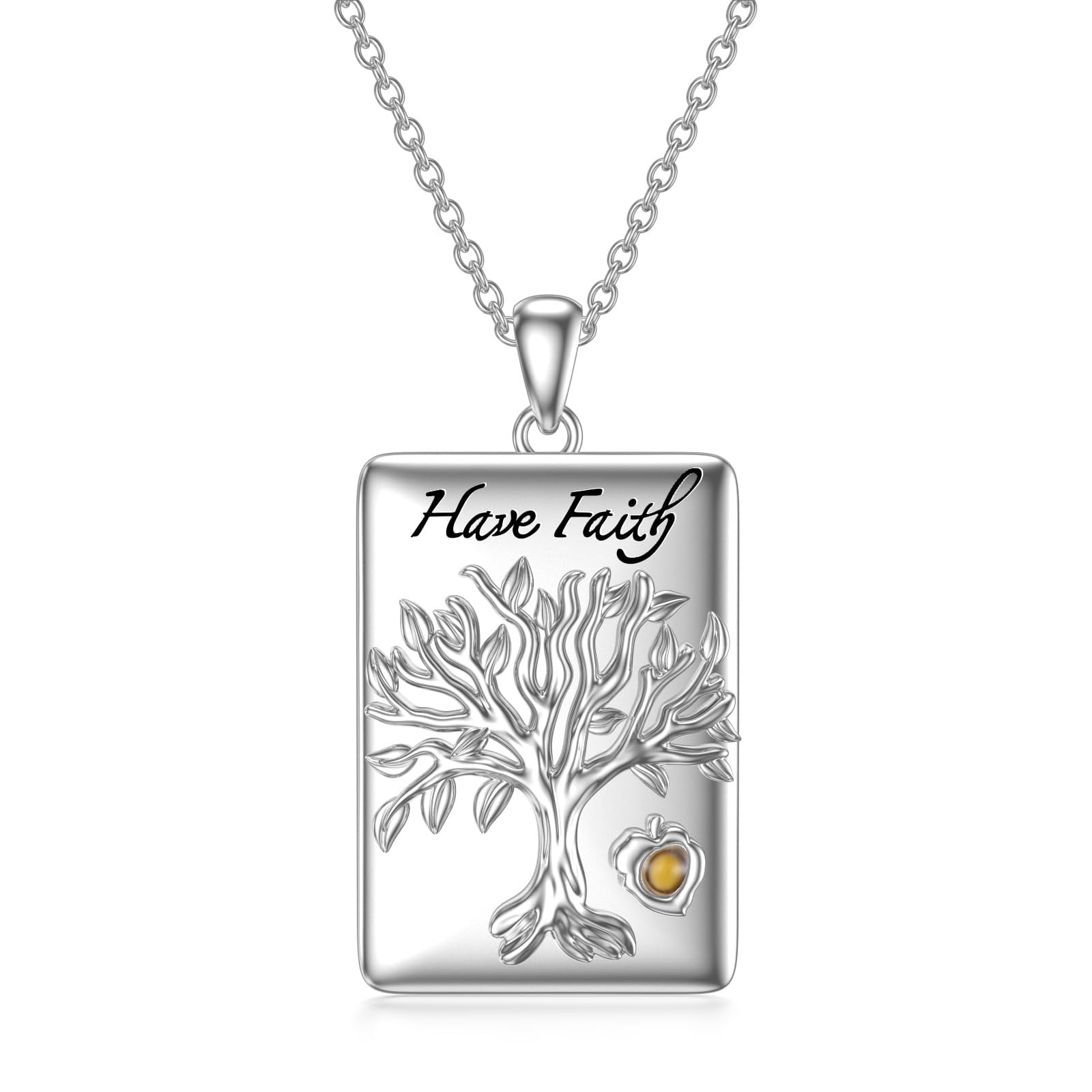 Mustard Seed Necklace | Sterling Silver & Hand-Blown Glass | Petite 8mm Charm | Adjustable Leather Cord | Faith-Based Inspirational Jewelry | Gift Ready