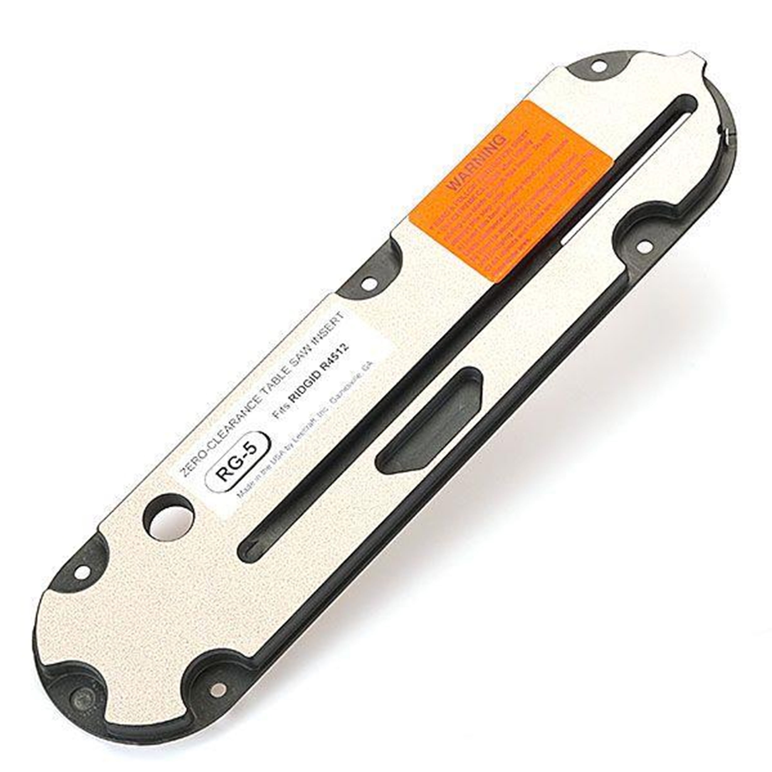 LEECRAFT RIDGID R4512 Table Saw ZeroClearance Blade Insert