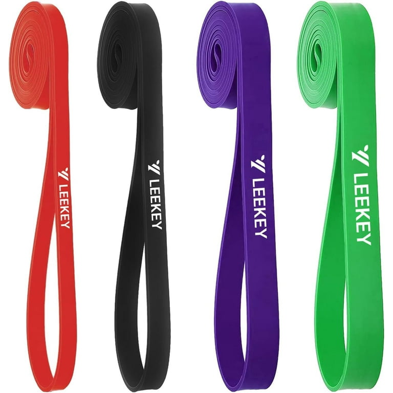 LEEKEY Resistance Band Set Pull Up Assist Bands Stretch Resistance Band Exercise Bands Mobility Band Powerlifting Bands for Men and Woman