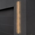 thumbnail image 1 of LEEKI - 60 Inches Modern Outdoor Light Fixture - Rectangular Exterior Light Fixture - 19W 3000K - IP65 Anti Rust - Gold, 1 of 8
