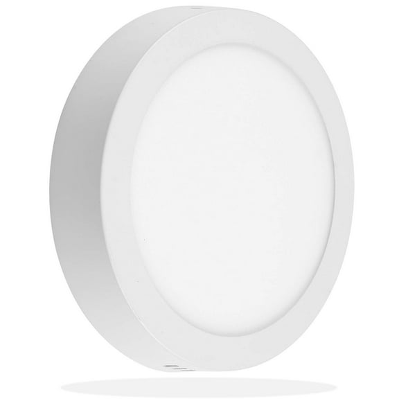LEEKI 8.5 inch 18W LED Panel Wall Ceiling Down Light - Round - Cool White 5000K - Non-Dimmable