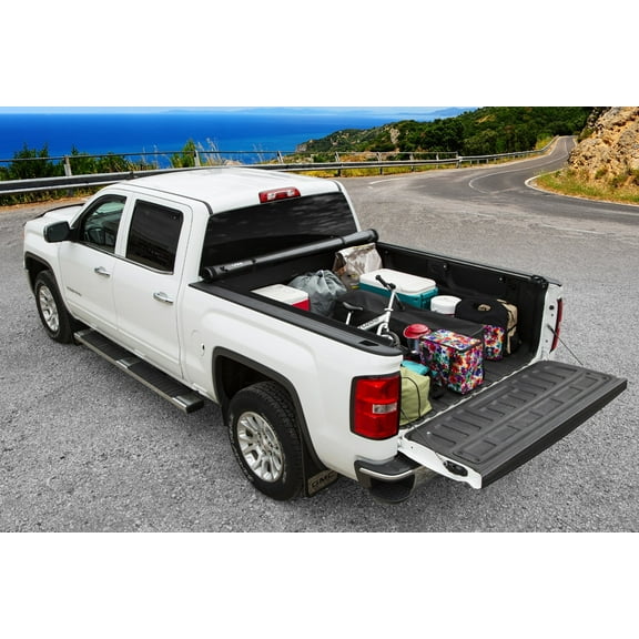 LEER 610159 SR250 6.6 FT Bed Soft Rolling Truck Bed Tonneau Cover Fits select: 2020-2023 CHEVROLET SILVERADO, 2020-2023 GMC SIERRA