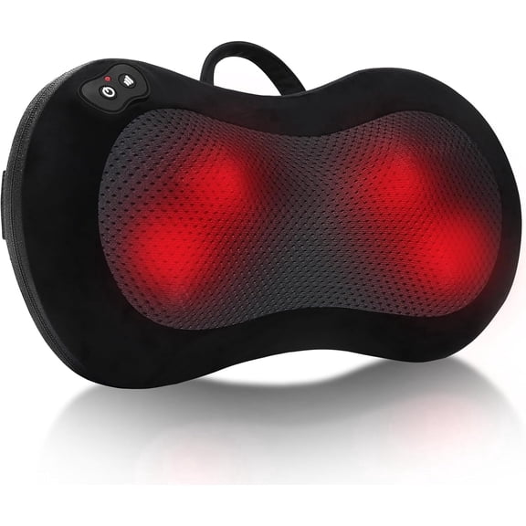 LEERCON Shiatsu Pillow Massager with Heat  for Back, Neck and Shoulders