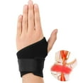 thumbnail image 1 of LEEYNEER Carpal Tunnel Wrist Brace for Tendinitis and Arthritis One Hand Adjustable Compression Wrist Support Wrap with Pain Relief - Comfortable Lined Fits Both HandsB, 1 of 5
