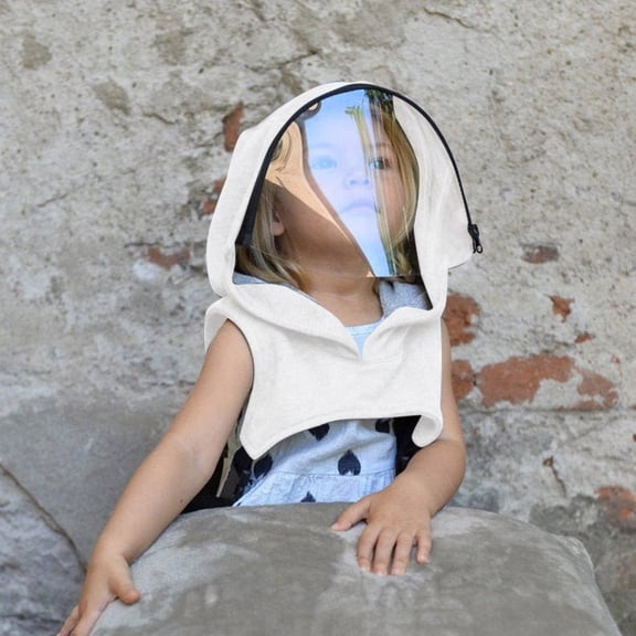 LEEYNEER Clearance Full Protective Face Wear Clear Hooded Hat Child Reusable Removable