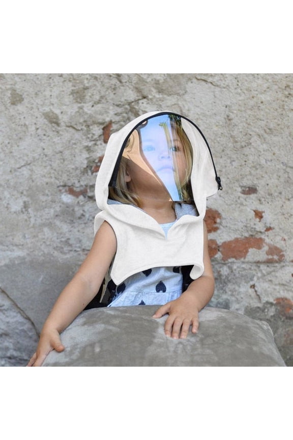 Clearance Full Protective Face Wear Clear Hooded Hat Child Reusable Removable