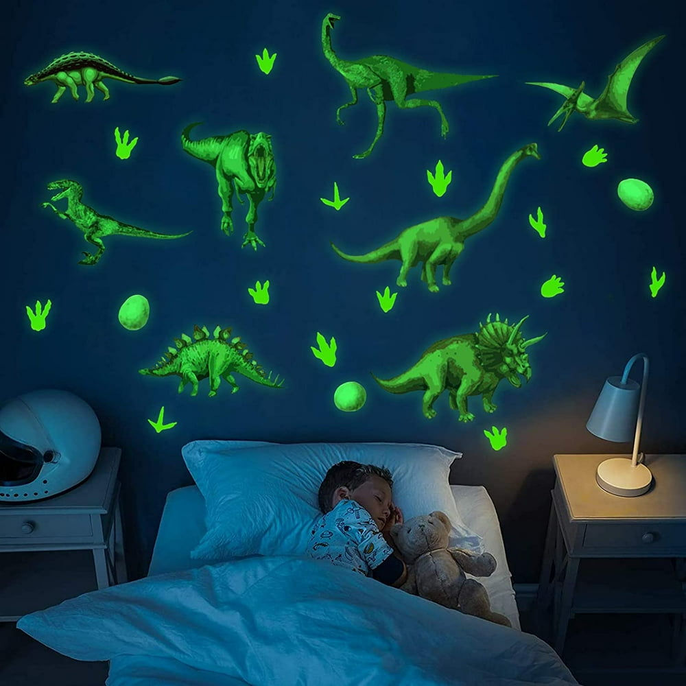 Fairy Stars Glow In The Dark Wall Decals - Removable Fluorescent Stickers For Bedroom, Living Room Decor - View #2