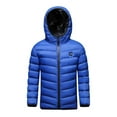 thumbnail image 1 of LEEYNEER Kids Heated Jacket with Hood Boys Girls Winter Coats Waterproof Windproof Heated Vest USB Charging Electric Body Warmer, 1 of 2
