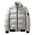 thumbnail image 1 of LEEYNEER Men‘s Stand Collar Puffer Jackets Winter Thick Warm Quilted Down Coat Big&Tall Lightweight Windbreaker Jackets Outerwear with Pockets, 1 of 3