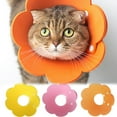 thumbnail image 1 of LEEYNEER Pet Cat Recovery Collar Cat Soft Flower Neck Cone Adjustable Pet E Collar After Surgery  Wound Healing Protective Cat Elizabethan Collar for Kitten Cat and Puppy, 1 of 2
