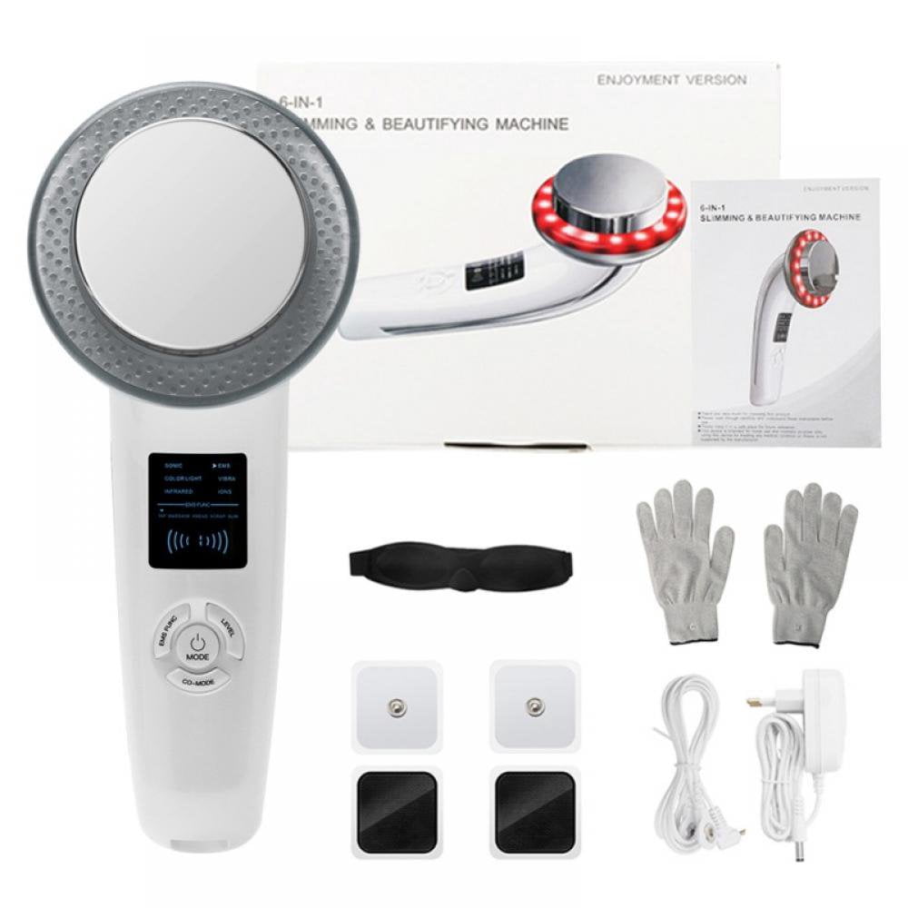 LEEYNEER Six-in-one Ultrasonic Slimming Device LED Color Light Massage Device