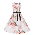 thumbnail image 1 of LEEYNEER Summer Dresses New Arrival Ladies Sundress for Women Beach Floral Print Sleeveless Tank Swing Robe, 1 of 8