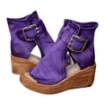 thumbnail image 1 of LEEYNEER Summer Sandals High-top Wedge Sandals Thick-soled Fish Mouth Roman Sandals Open Toe Platform Beach Sandals, 1 of 6