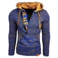thumbnail image 1 of LEEYNEER Sweater Coat for Men Acrylic Men‘s Sweater Hooded Pullover Sweatshirt Long Sleeve Knitted Jacket, 1 of 4