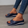 thumbnail image 1 of LEEYNEER Women Sandals Clearance 2023! Women‘s Platform Wedge Sandals with Arch Support Flat Shoes Beach Sandals Non-Slip Causal Slippers Summer Athletic Outdoor Beach Sandals Non-Slip, 1 of 6