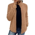 thumbnail image 1 of LEEYNEER Women‘s Polar Soft Fleece Jacket Classic Fit Long Sleeve Full Zip Fleece Lined Sherpa Coat Fall Winter Stand Collar Recreation Coat with Pockets, 1 of 5