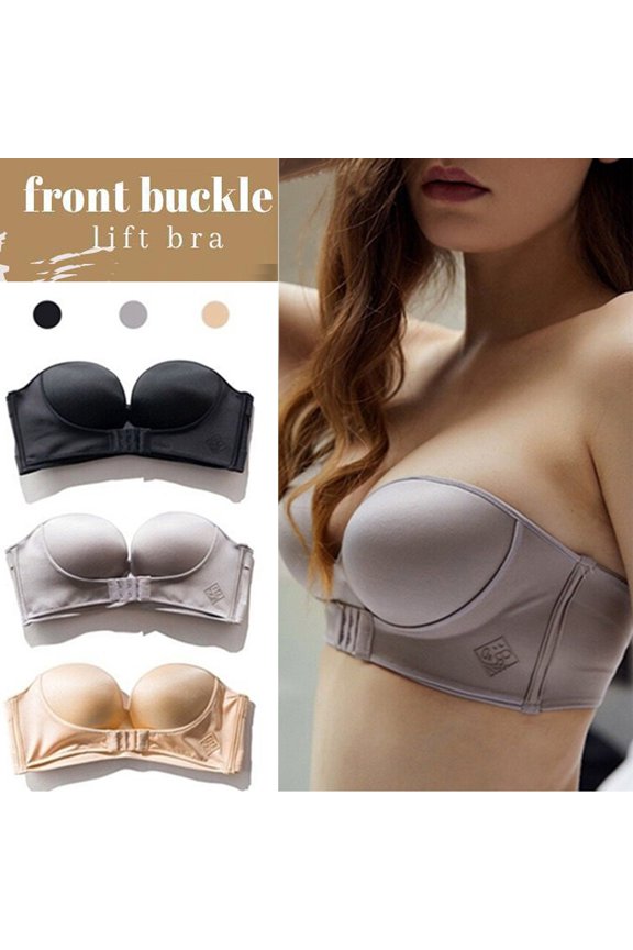 Bras for Women Plus Size Minimizer Unlined Wireless Bra with Lace Embroidery Beige,80F