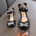 thumbnail image 1 of LEEy-World Girls Shoes Girls Open Toe Shoes First Walkers Shoes Summer Toddler Bowknot Paillette Flat Sandals, 1 of 5