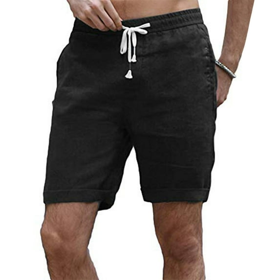 LEEy-World Gym Shorts for Men Mens Workout Running Shorts 5 Inch Quick Dry Gym Training Shorts with Liner and Zipper Pocket Black,M