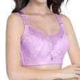 thumbnail image 1 of LEEy-World Lingerie for Women And Underwear 3PC Wide Detachable Lace Bottom Bra Vest Shoulder Cup Straps Women Hot Pink,40E, 1 of 4