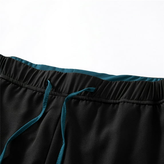 LEEy-World Men'S Shorts Mens Lightweight Workout Jogger Shorts,Men's Casual Slim Fit Athletic Sweatpants with Zipper Pocket Black,3XL