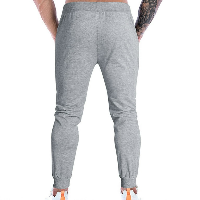 LEEy-World Mens Pants Solid Retro Pants Fashion Spring Color Antumn  Trousers Mens Multi-pocket Long Men's Pants Grey,XL