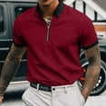 thumbnail image 1 of LEEy-World Mens T Shirts Mens Polo Shirts Short Sleeve Moisture Wicking Summer Golf Polo Collared Shirt Tennis T-Shirt Tops ,L, 1 of 4
