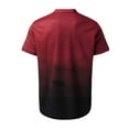 thumbnail image 1 of LEEy-World Oversized T Shirts for Men Men's Short Sleeve Striped Golf Polo Shirts Lightweight Performance Polo T-Shirts Red,L, 1 of 4