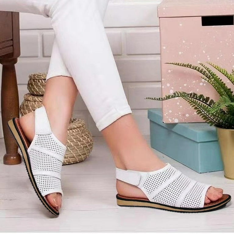 Wedge sandals no shop ankle strap