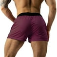 thumbnail image 1 of LEEy-World Shorts for Men Mens Tapered Workout Running Shorts, Jogger Training Sweatpants Slim Fit with Zip Pockets Purple,L, 1 of 5