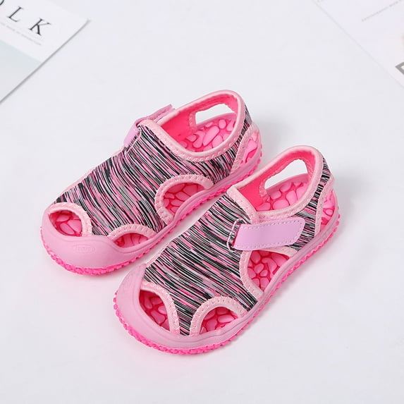 LEEy-World Summer Sandals Autumn Girls Sandals Summer Princess Shoes Big Children Soft Bottom Non Slip Sandals Shoes