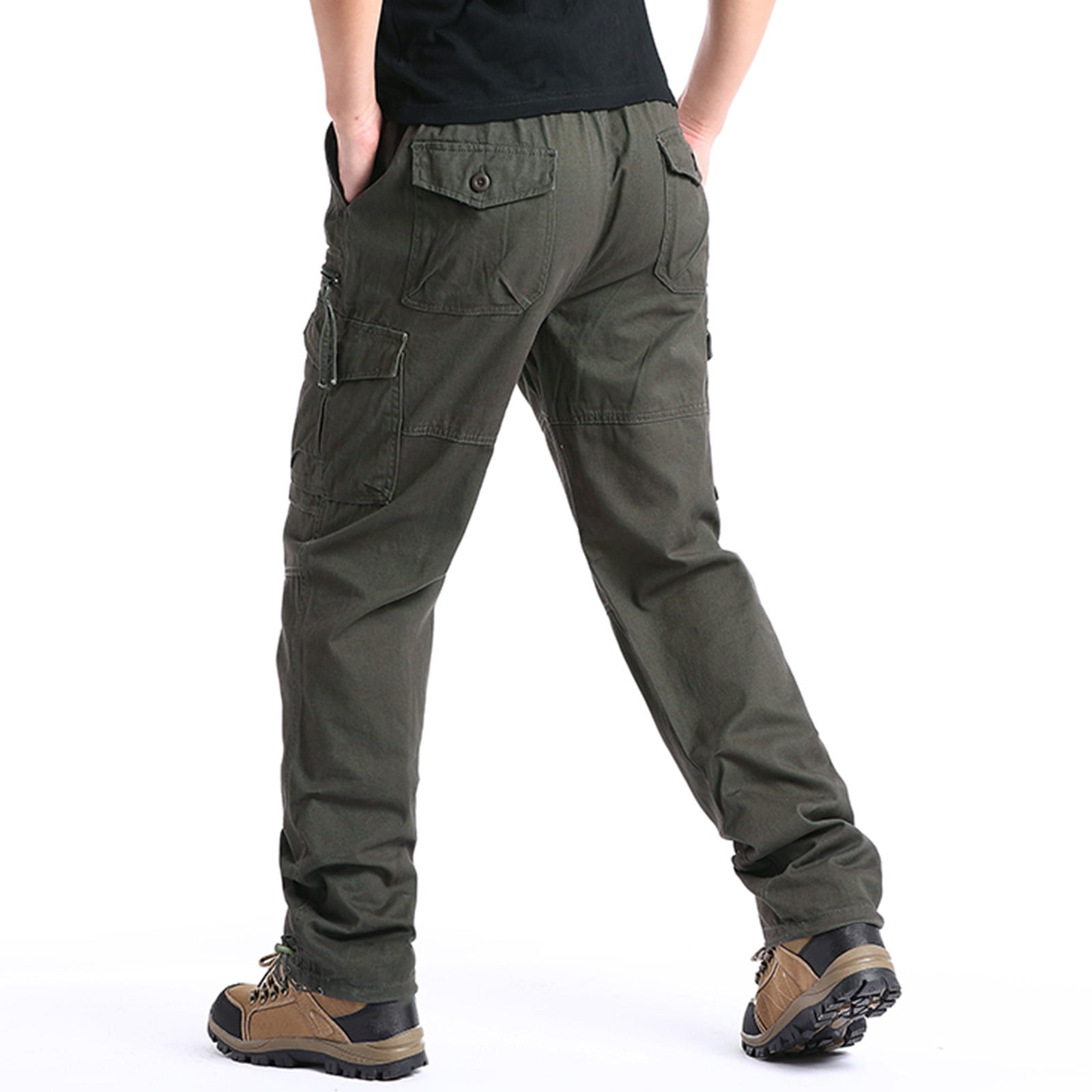 LEEy-World Work Pants for Men Men's Cargo Pants with Pockets