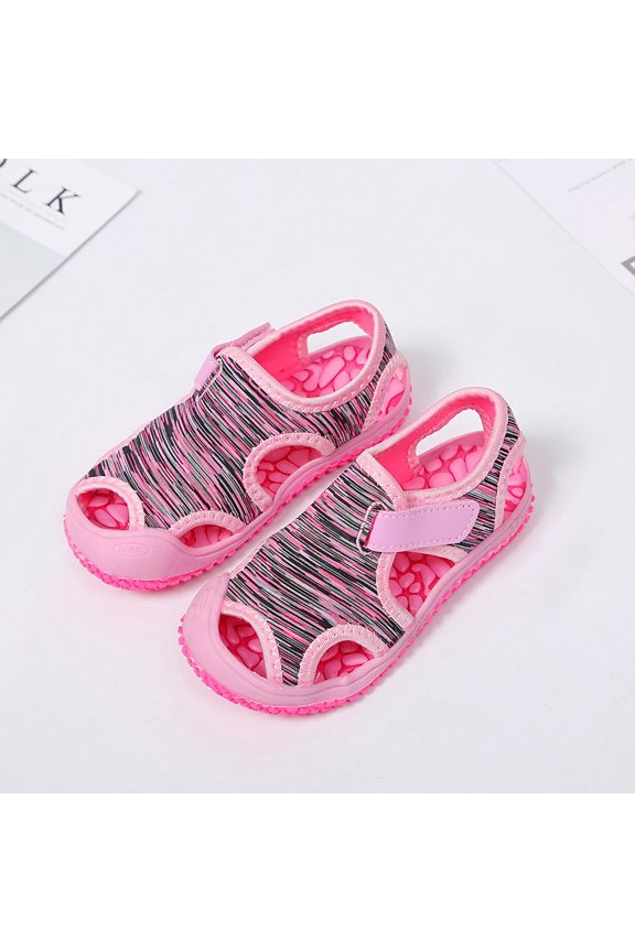 Toddler Sandals Girl Spring And Summer Children Toddlers Girls Sandals Light Solid White Lace Fish Mouth Breathable And Comfortable