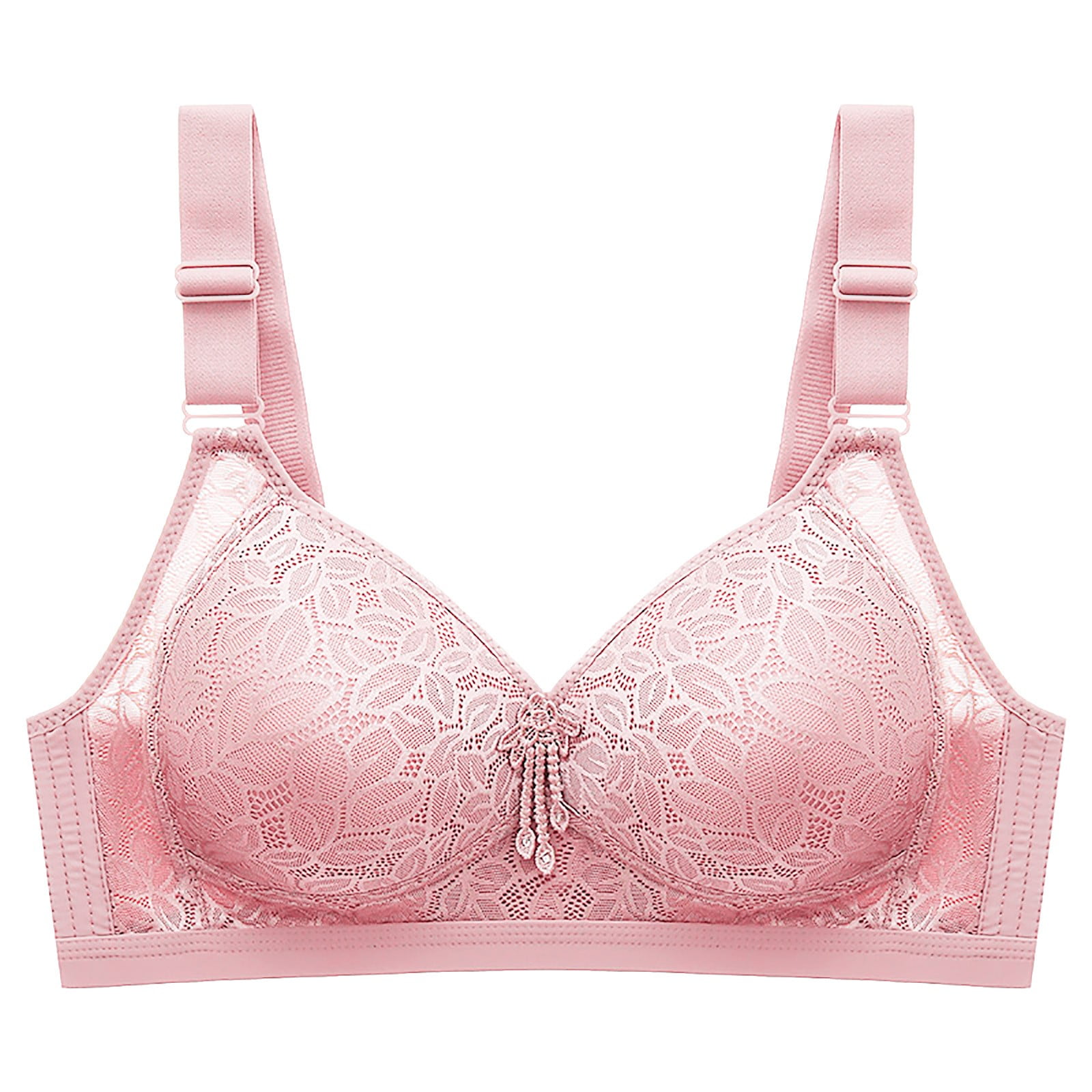 Ersazi Front Closure Bras For Older Women Sexy Lingerie Lace Chest Tube  Beauty Back Bra Camisole Base Underwear On Clearance Pink One Size 