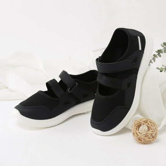 LEEy-World Women Shoes Walking Shoes for Women Arch Support Slip On Sneakers Breathable Comfortable