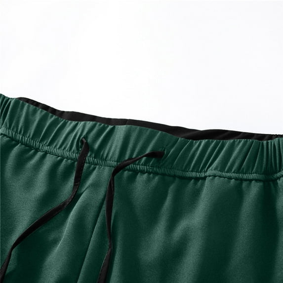 LEEy-World Workout Shorts Men's Hiking Shorts Quick Dry Workout Shorts 7 Lightweight Sports Gym Running Shorts Green,L