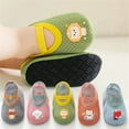 thumbnail image 1 of LEEy-world Baby Socks Baby Toddler Anti Slip Socks Cute Floor Socks 0 To 5 Years Organics Baby (Grey, 3-5 Years), 1 of 5