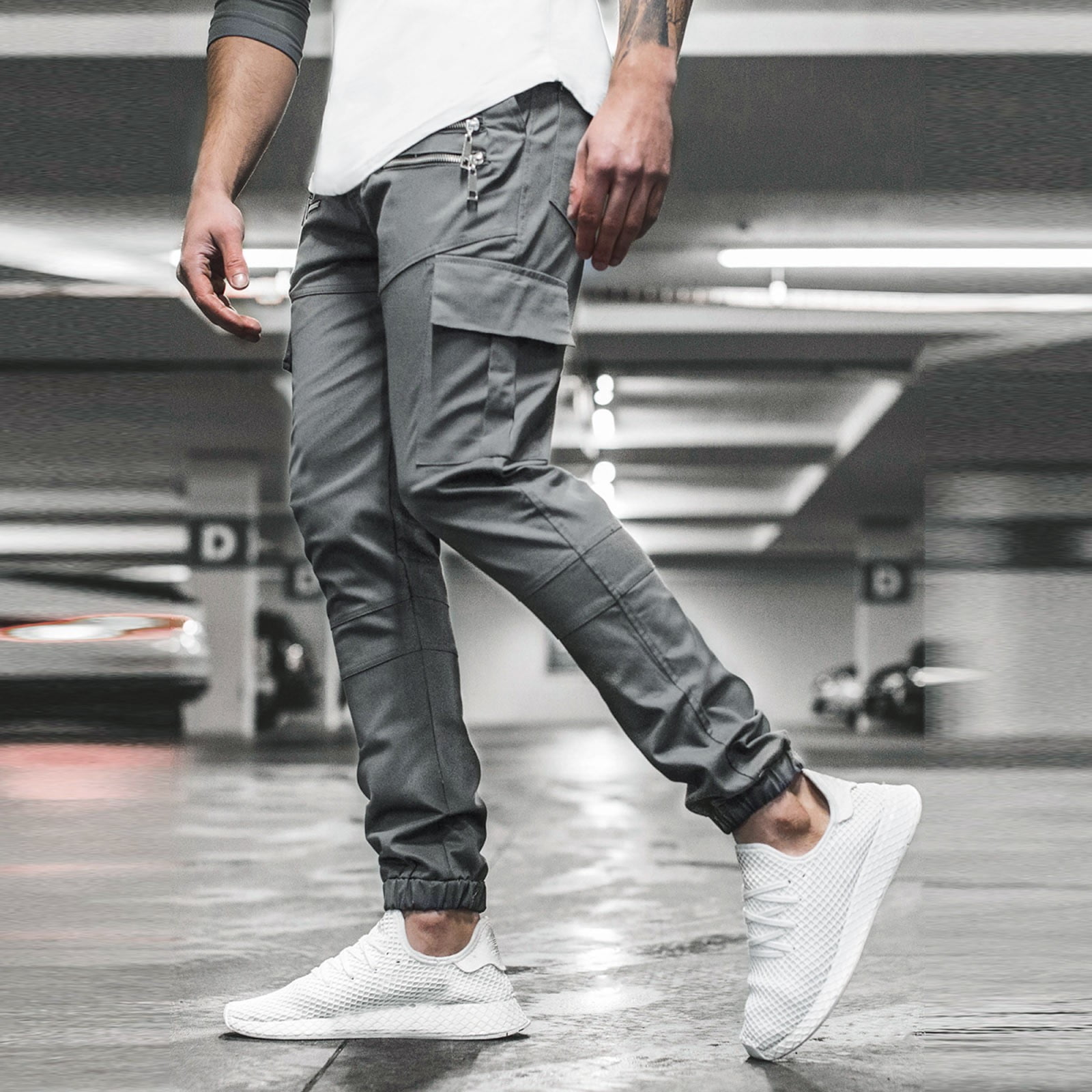 SHANYUR Men's casual pants Fashion Patchwork Pockets Cargo Pants Men Hip  Hop Sweatpant Male Joggers Track Trousers Streetwear Skateboard Sweatpants  (Color : Green, Size : Medium) : Amazon.co.uk: Fashion